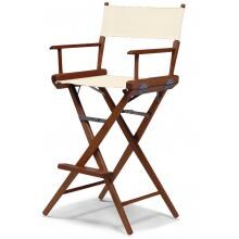 World Famous Bar Height Director Chair By Telescope Casual - Walnut/Natural image