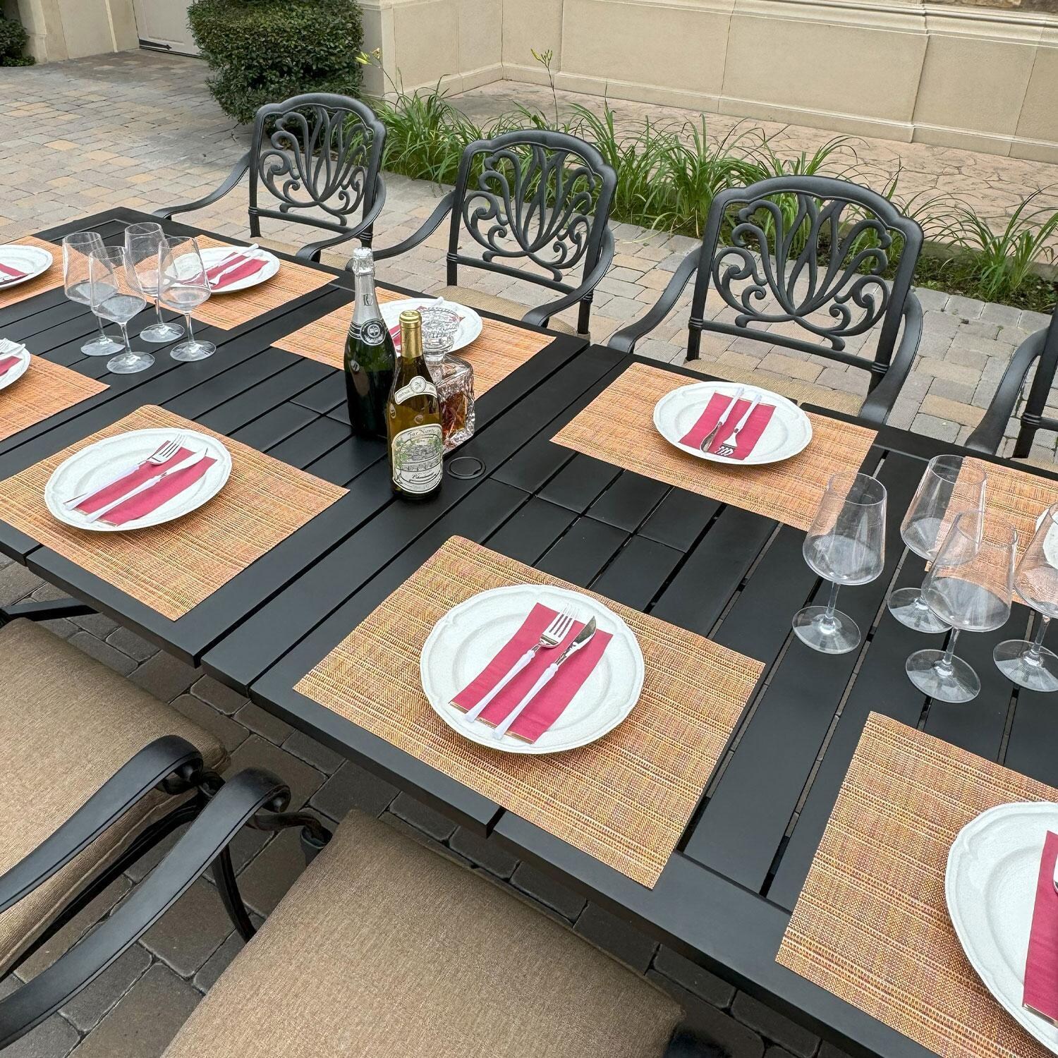 10 Person Outdoor Dining Table Set: Ultimate Comfort & Style Guide 2 10 Person Outdoor Dining Table Set: Ultimate Comfort & Style Guide