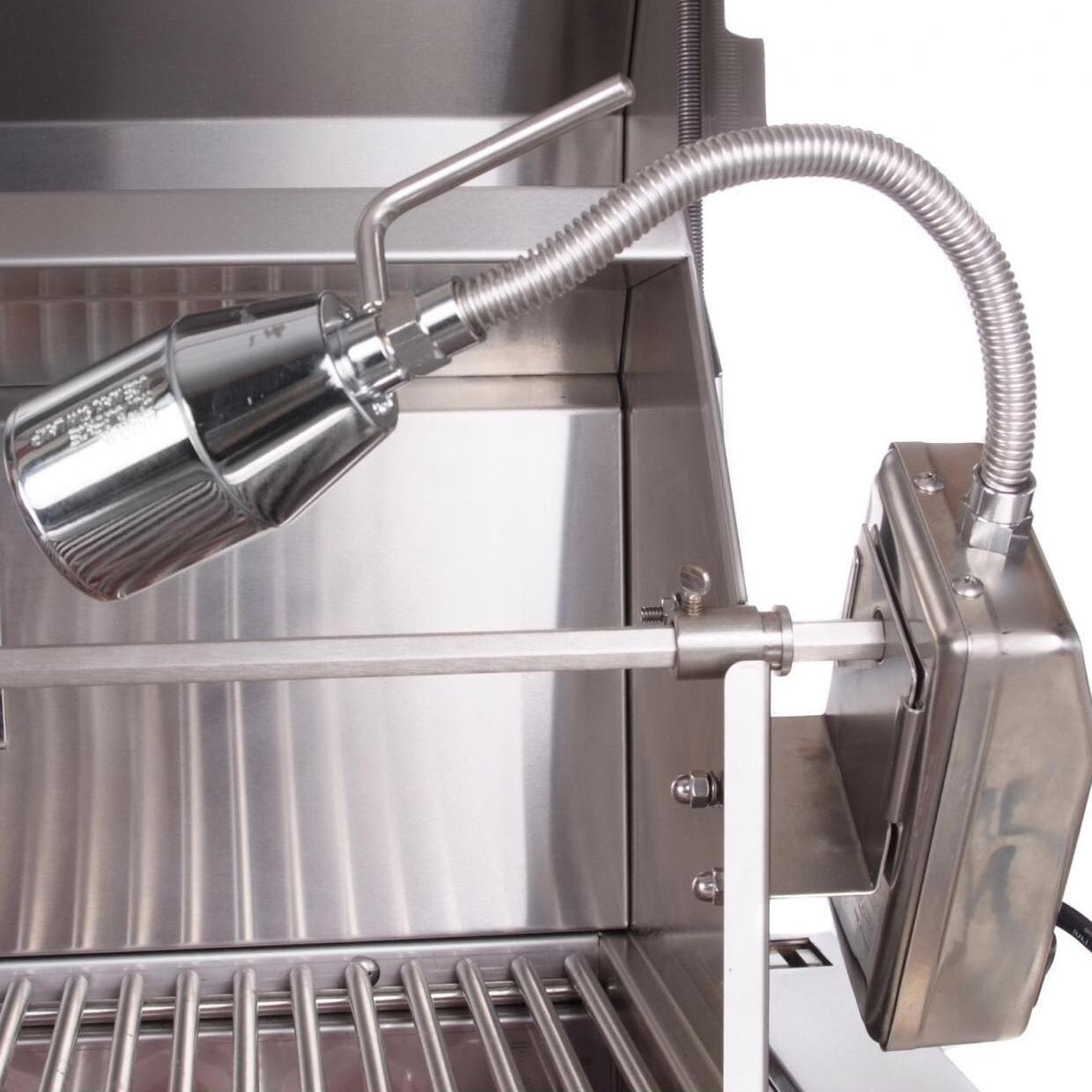 Luxor 54-Inch Built-In Gas Grill With One Infrared Burner & Rotisserie - Rotisserie Motor & Light thumbnail