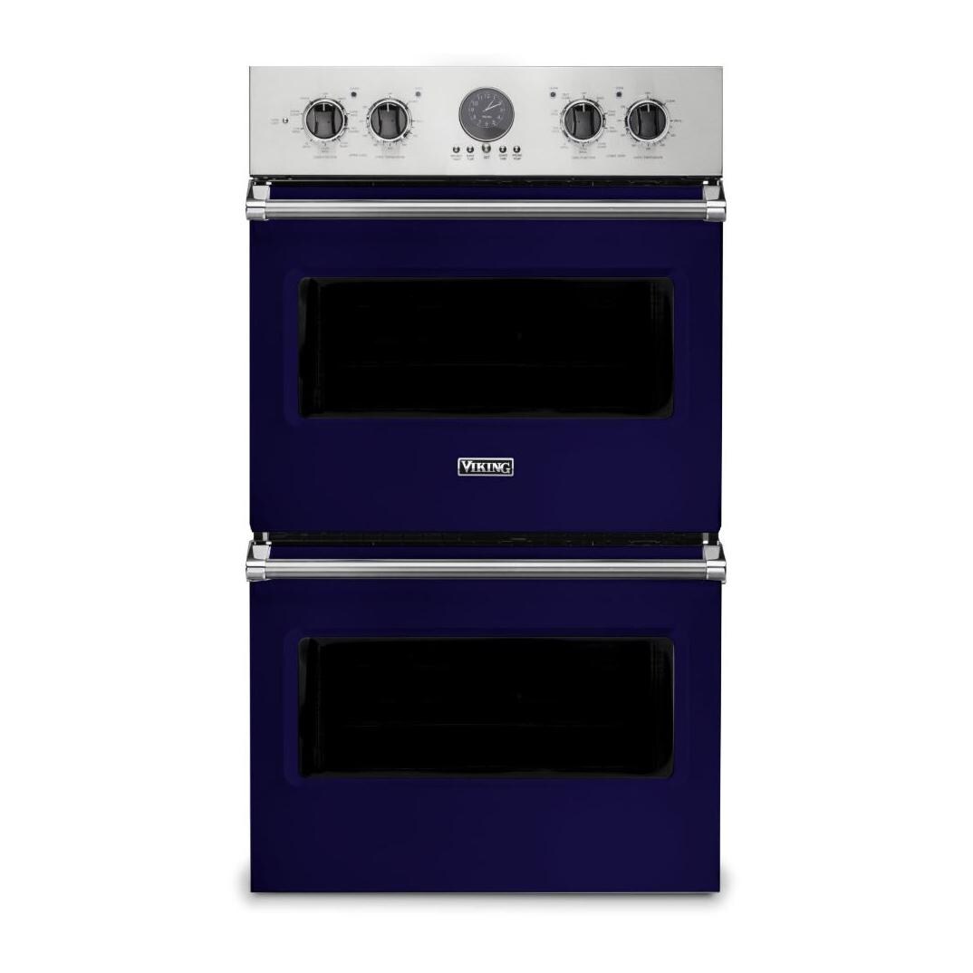 Viking Professional 5 Series Premiere 30-Inch Convection Electric Double Oven - Cobalt Blue- VDOE530CB thumbnail