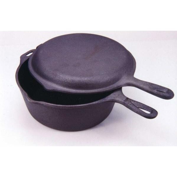 Universal Pots 3 Quart Seasoned Cast Iron Stock Pot PS172 BBQGuys