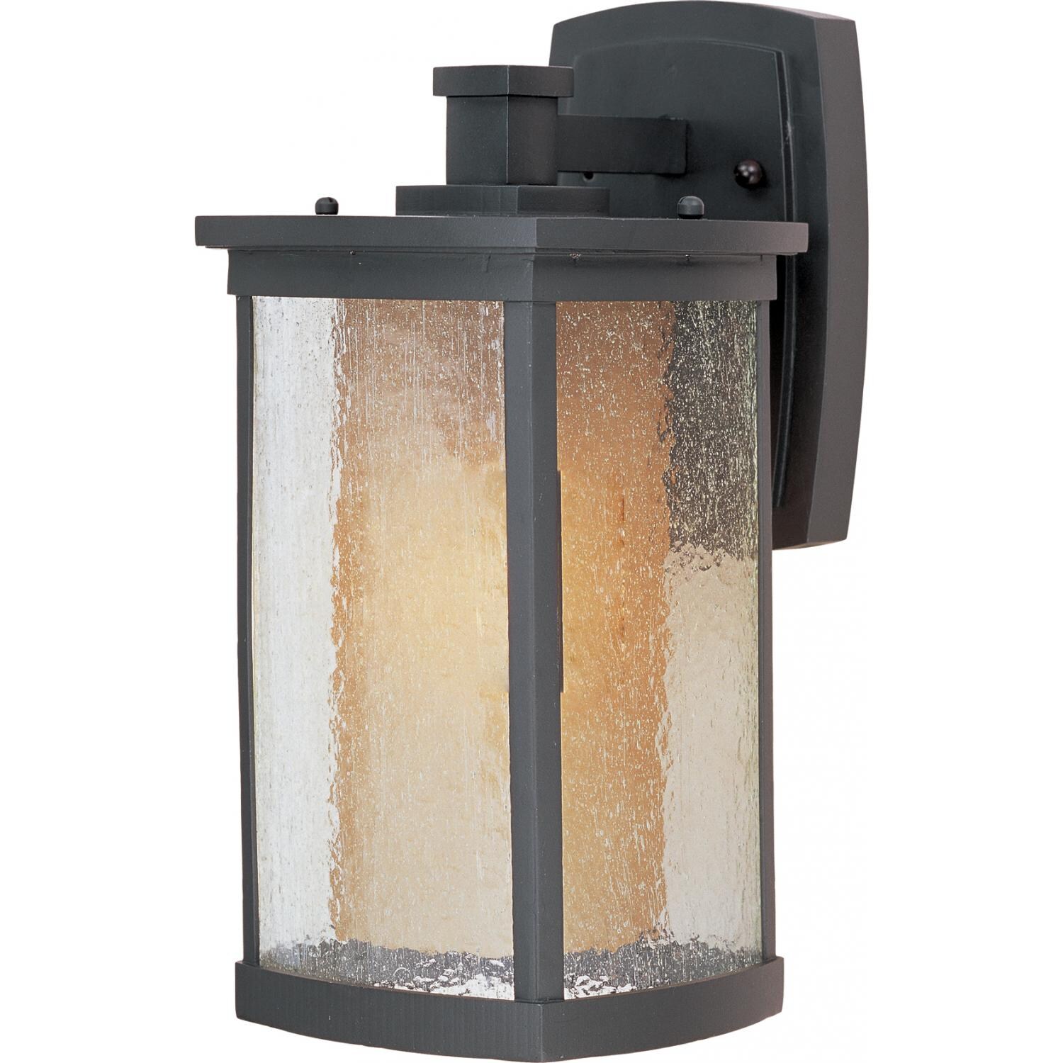 Maxim Bungalow EE One Light 13-Inch Outdoor Wall Light - Bronze - 85653CDWSBZ