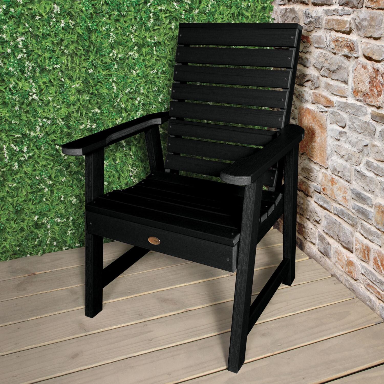 Lakeview Elm Point Dining Armchair - Black