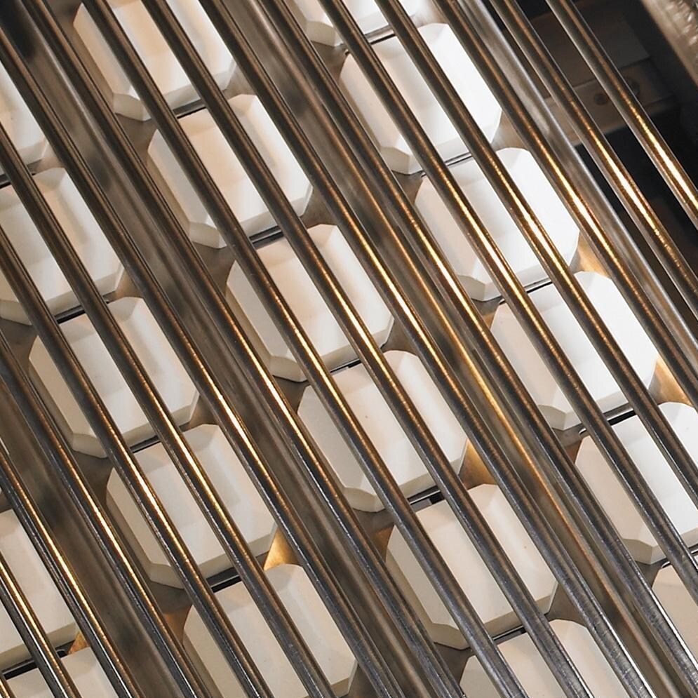 Lynx Sedona 42 Inch Propane Grill On Cart w/ Three SS Tube Burners - Cooking Grate - Detail thumbnail