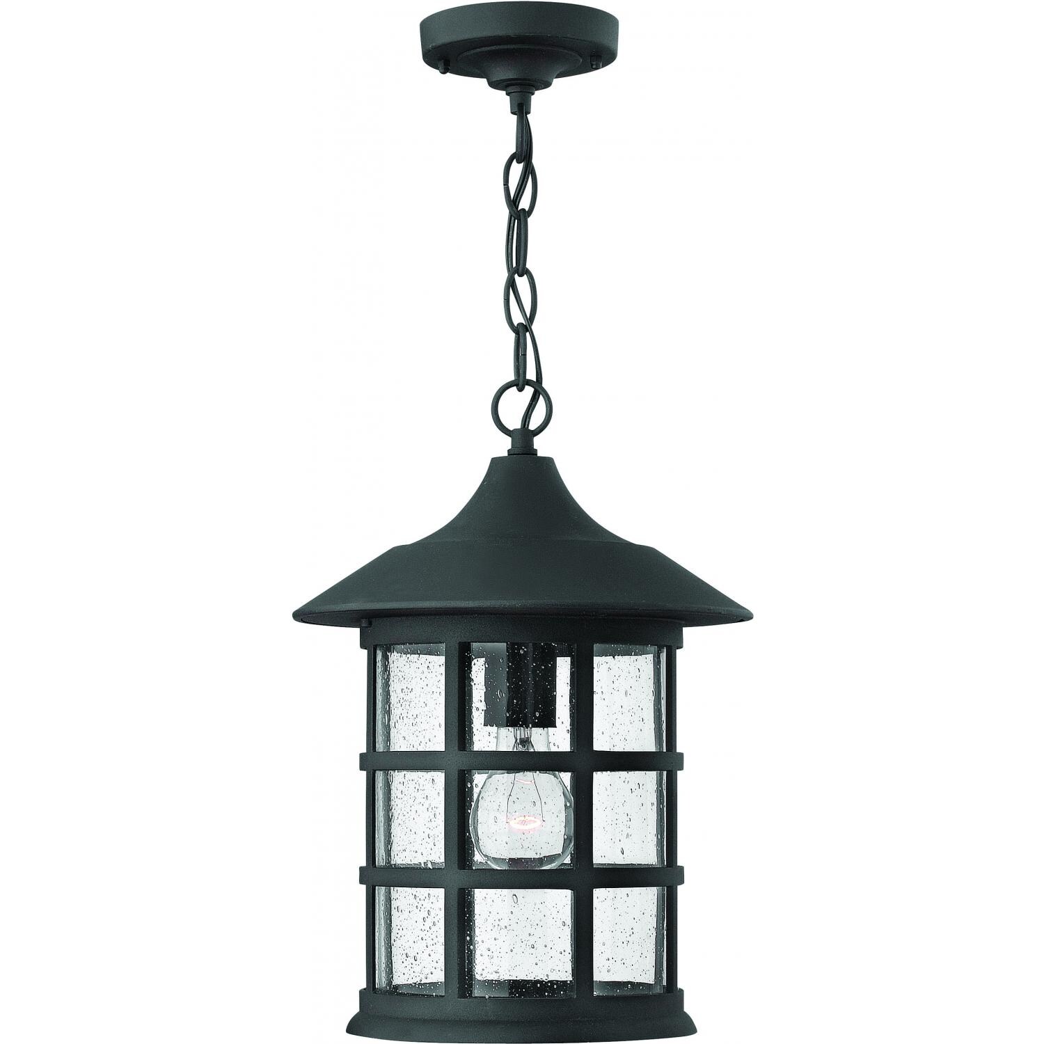 Hinkley Lighting Freeport One Light 14-Inch LED Outdoor Hanging Lantern - Black - 1802BK-LED image
