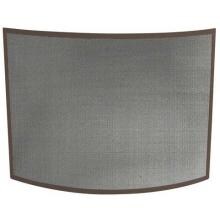 UniFlame 41-Inch Curved Bronze Fireplace Screen - S-1667 image