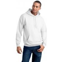 Hanes Ultimate Cotton Hooded Pullover Sweatshirt Large - White image