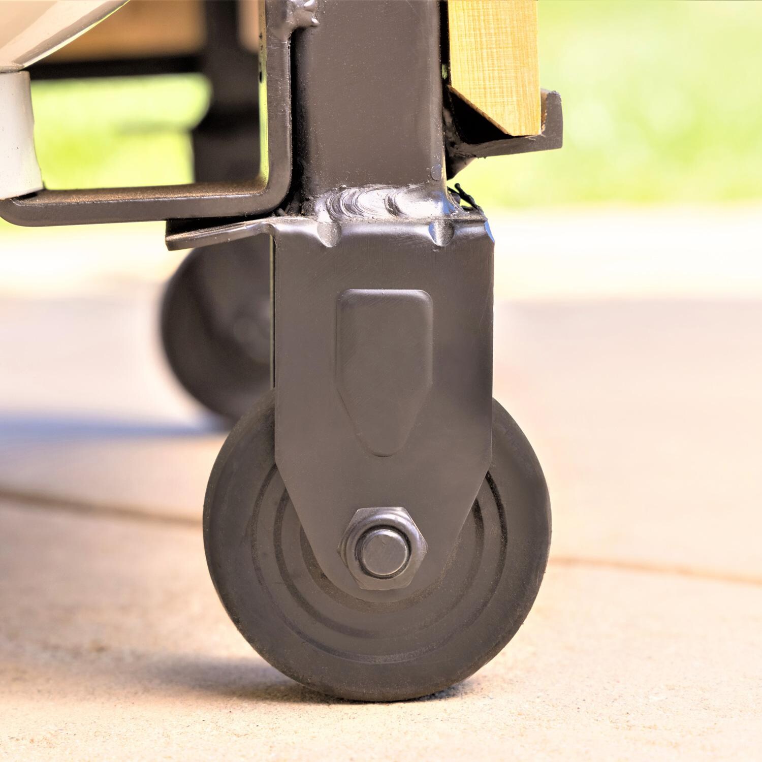 Backyard Hibachi BY-BHPOGSM Flattop Propane Gas Grill - Sweet Maple - Heavy-Duty Casters thumbnail