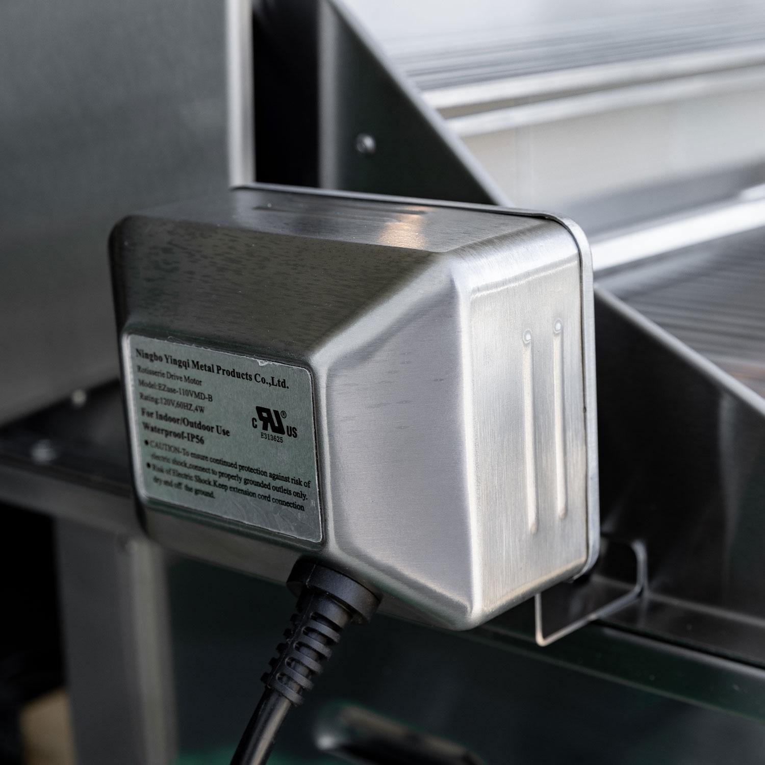 Summerset TRL Pro 32-in 3 Burner Natural Gas Grill on Deluxe Cart w/ Rear Infrared Burner & Rotisserie Kit - Rotisserie Motor - Detail thumbnail