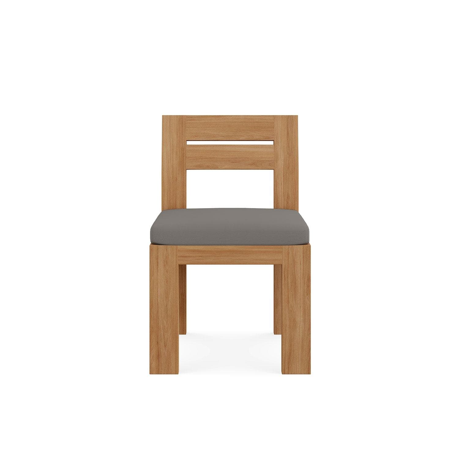 Bellawood Teak Dining Side Chair in Charcoal by Lakeview Outdoor Designs