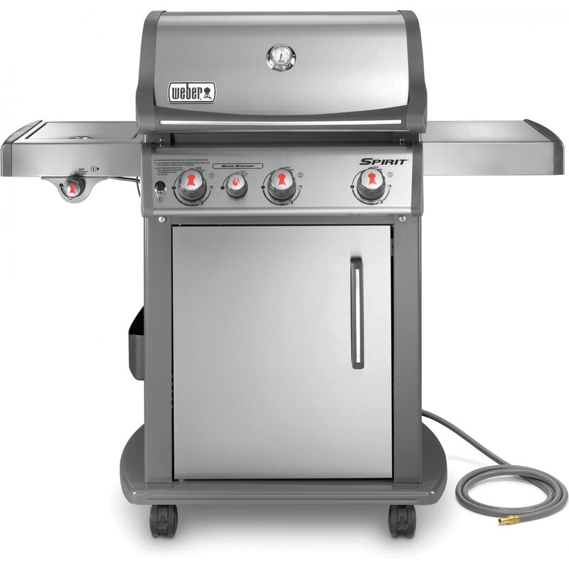 Weber Spirit Premium SP330 Freestanding Natural Gas Grill With Sear