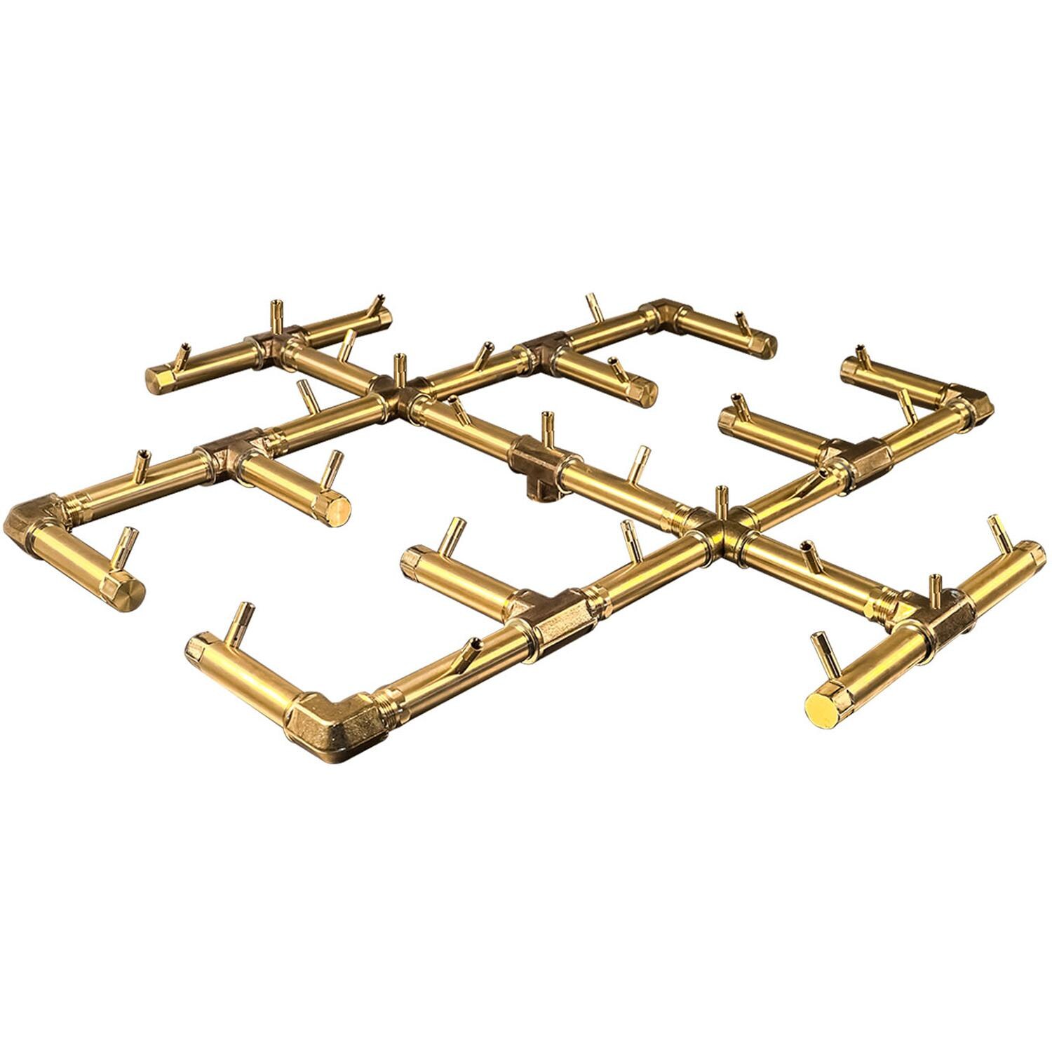 Warming Trends CFB350NGALPL48CFK2 48-Inch Round Natural Gas Fire Pit Burner Kit W/ 30.5-Inch Original Crossfire Brass Burner - CROSSFIRE Brass Burner thumbnail