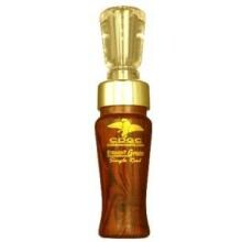 Cutt Down Game Calls STRAIGHT GREEN - Single Reed Mallard Coco / Acrylic image