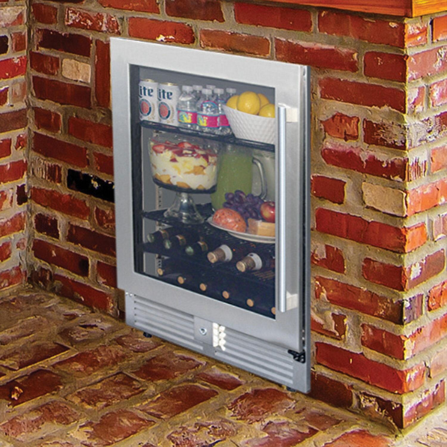ProFire PFFRIG24 23-in 4.61 Cu.Ft. Built-In Refrigerator - Built Into Island - Lifestyle thumbnail