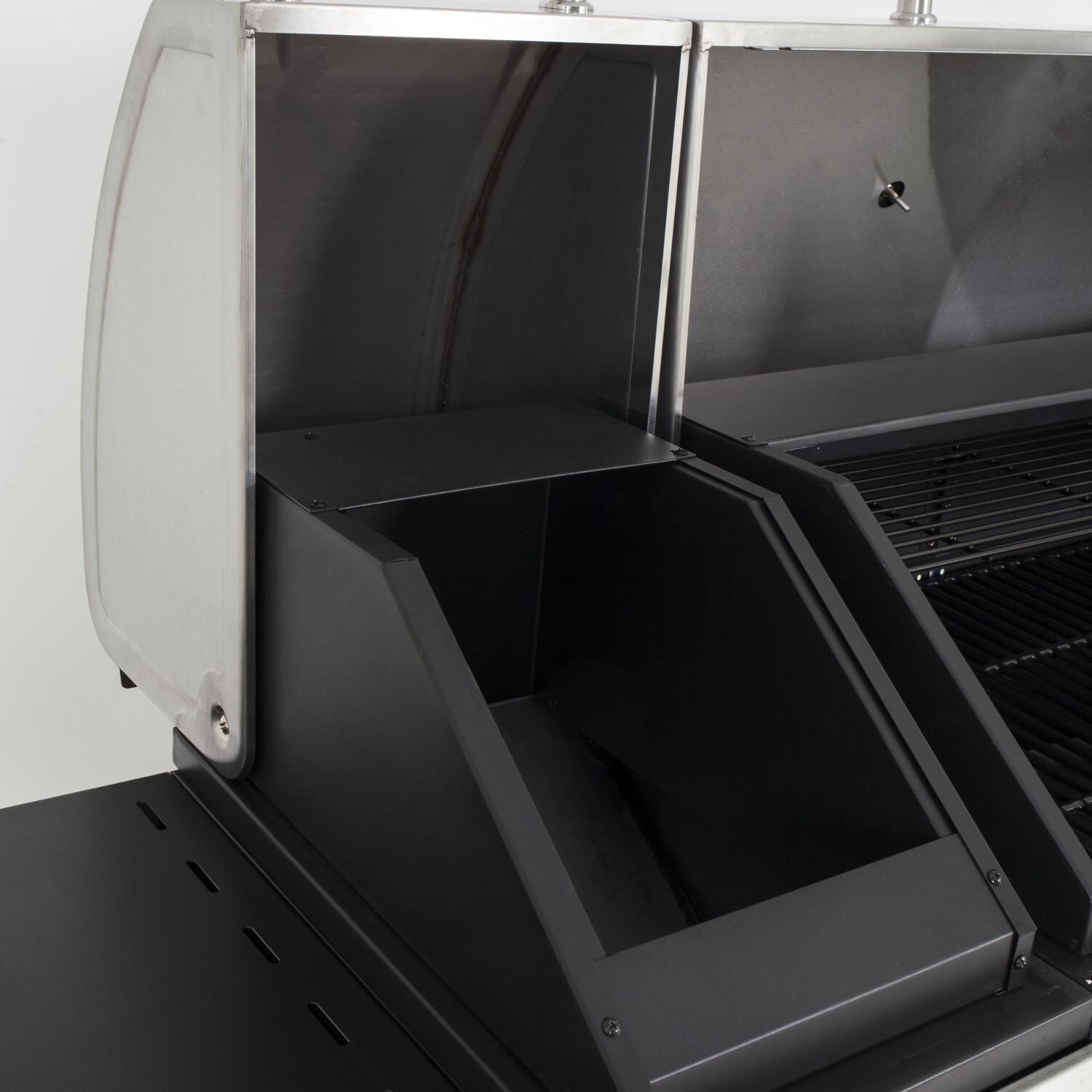 Louisiana Grills - 60801 -  LG800 Deluxe Wood Pellet Grill - Lids Open thumbnail