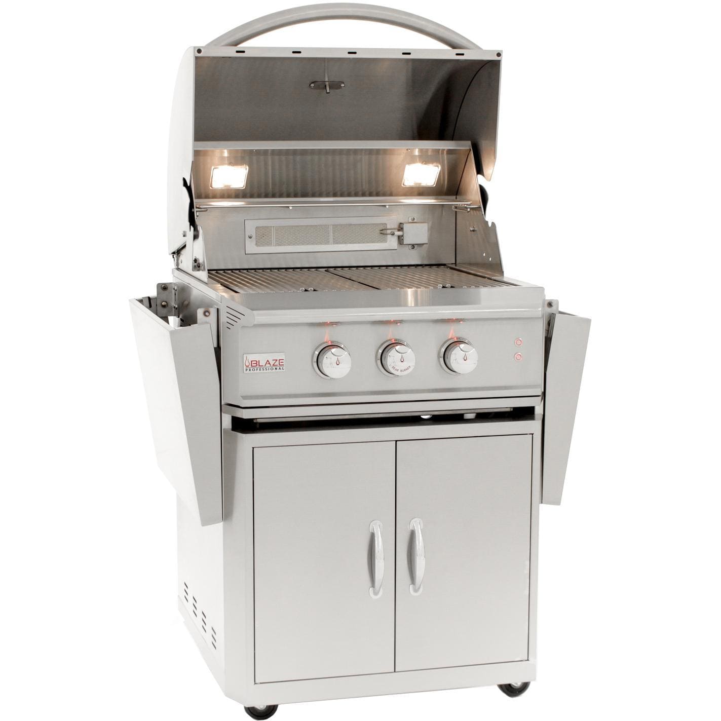 Blaze Professional 27Inch 2Burner Propane Gas Grill With Rear