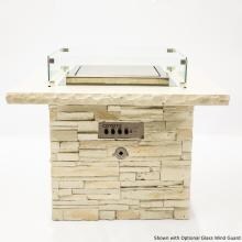 Blazing Beats Gala 38-Inch Fire Table W/ Bluetooth Audio - Natural Gas - COY-GALA-BB-NG