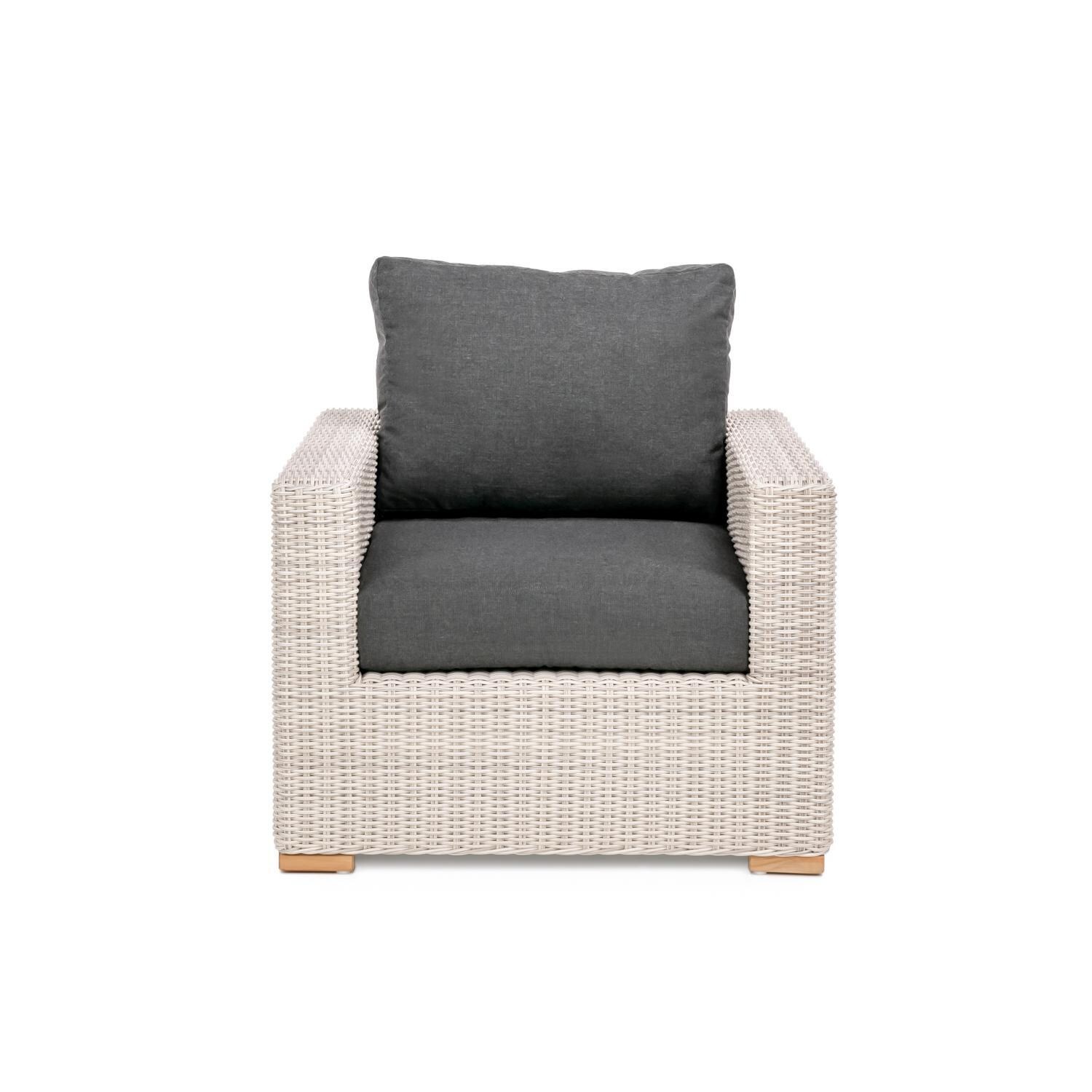 Teak + Table Oyster Bay Club Chair in Carbon - White Background thumbnail