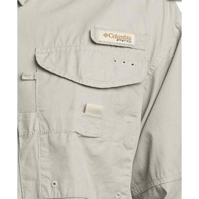 Columbia Short Sleeve Bonehead Fishing Shirt - Fossil