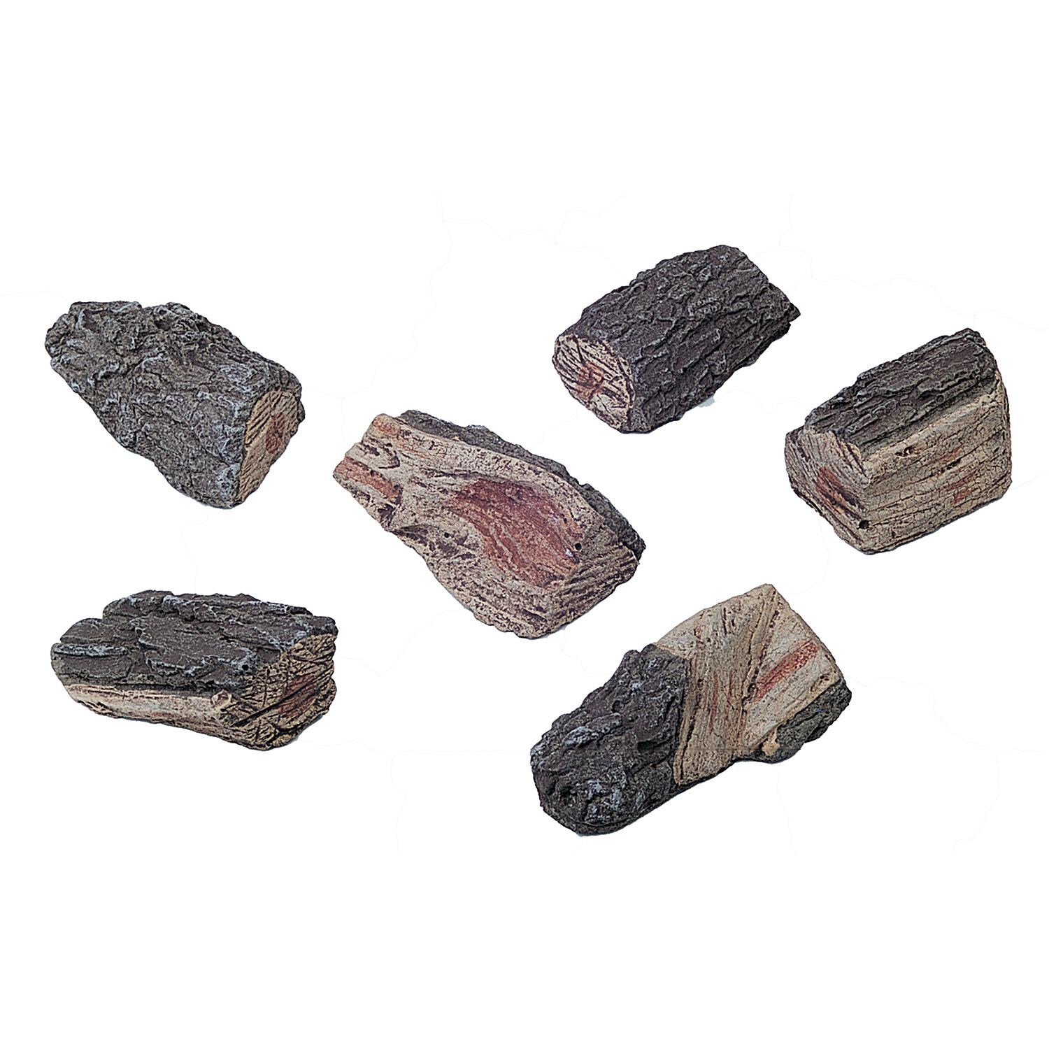 Rasmussen Gas Logs 6-Piece Wood Chip Kit - CPCP