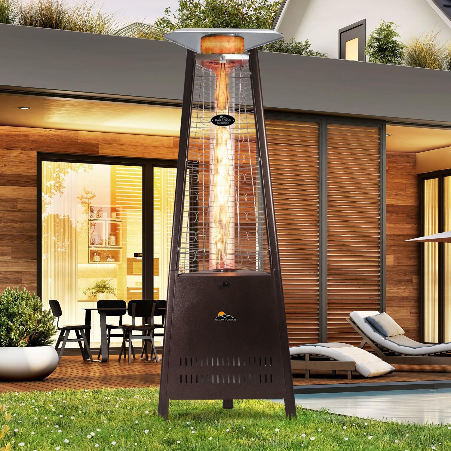 Paragon Outdoor OH-BZ42-6M Inferno 42,000 BTU Propane Gas Flame Tower Heater - Lifestyle thumbnail