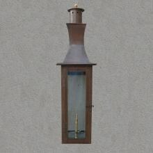 Regency GL38 Presidente Propane Gas Light With Open Flame Burner And Manual Ignition On Wall Scroll Mount image