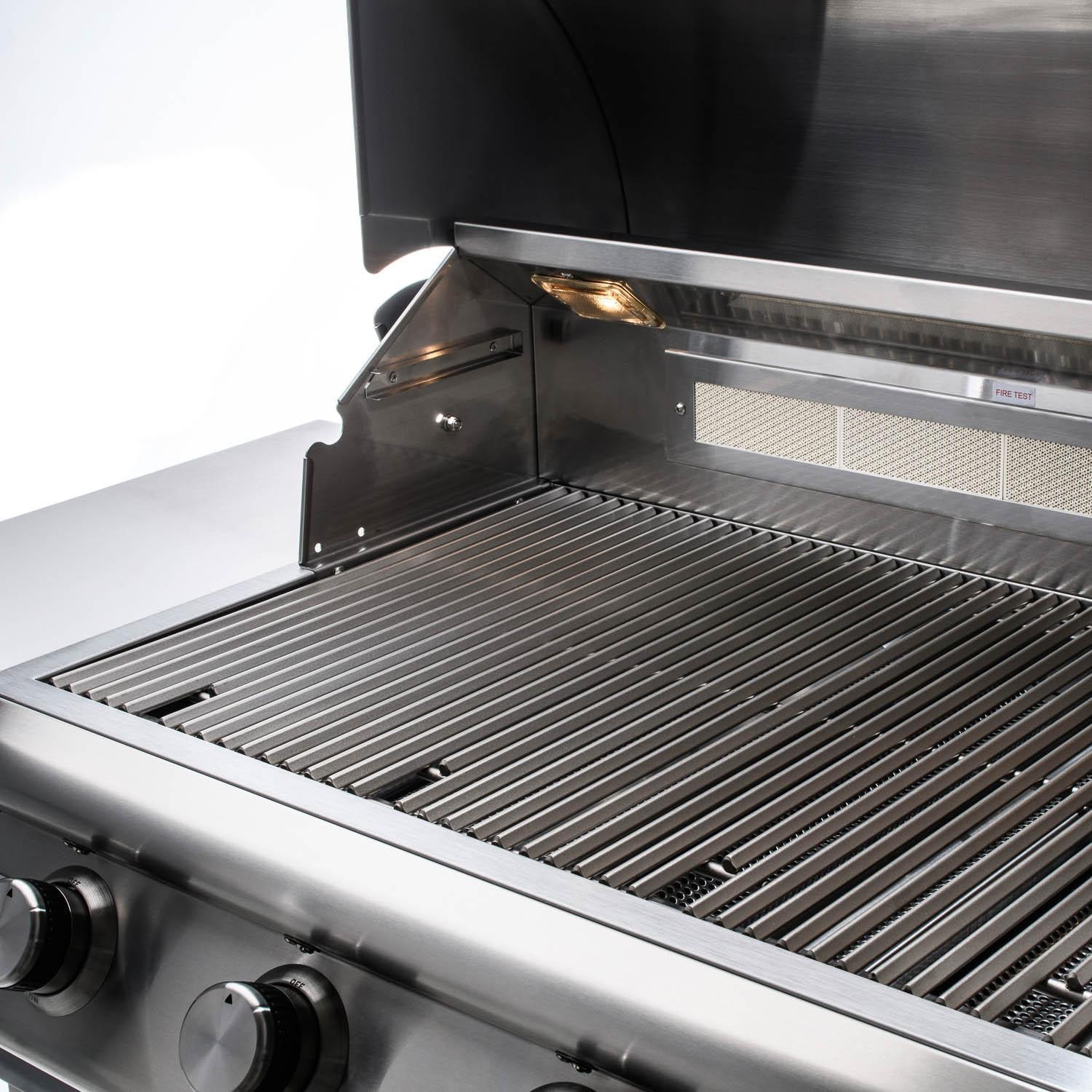 Blaze BLZ-5LTE2-NG Premium LTE 40-Inch 5-Burner Built-In Natural Gas Grill - Cooking Surface thumbnail