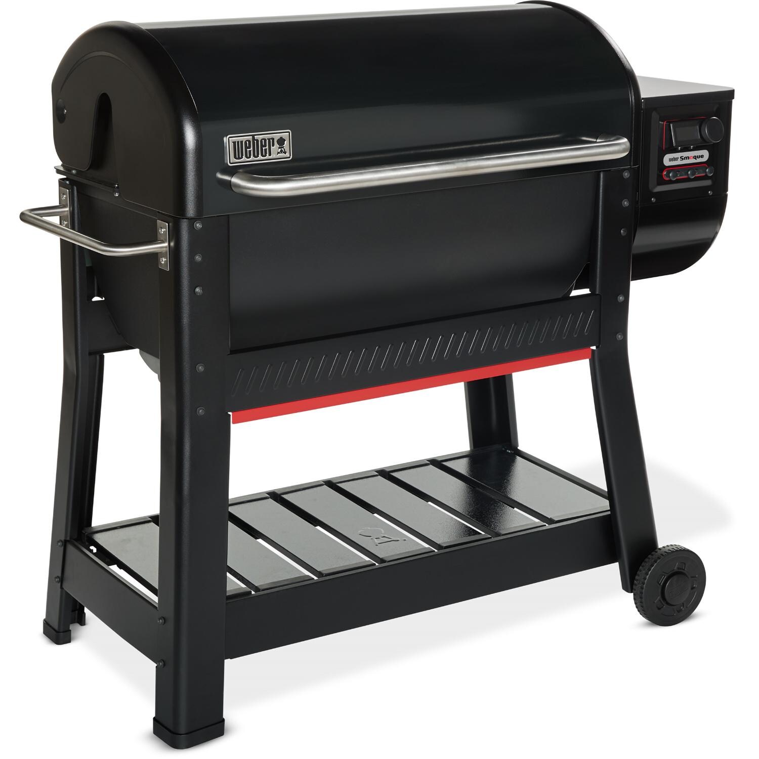 Weber Smoque XL Pellet Bottom Shelf - Angled Left (Grill not Included) - White Background thumbnail