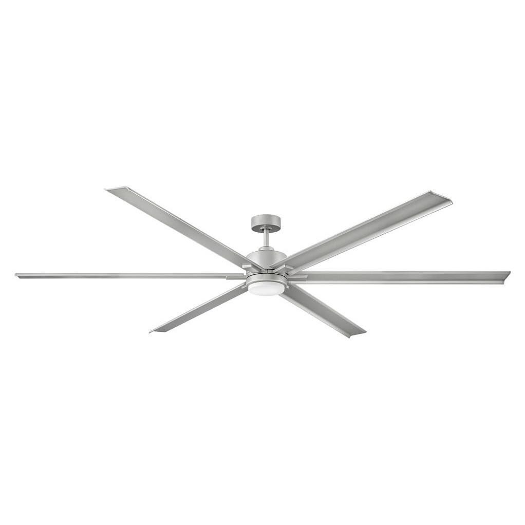 Hinkley Lighting 900999FBN-LDD Indy Maxx 99-Inch LED Indoor / Outdoor Ceiling Fan - Brushed Nickel thumbnail