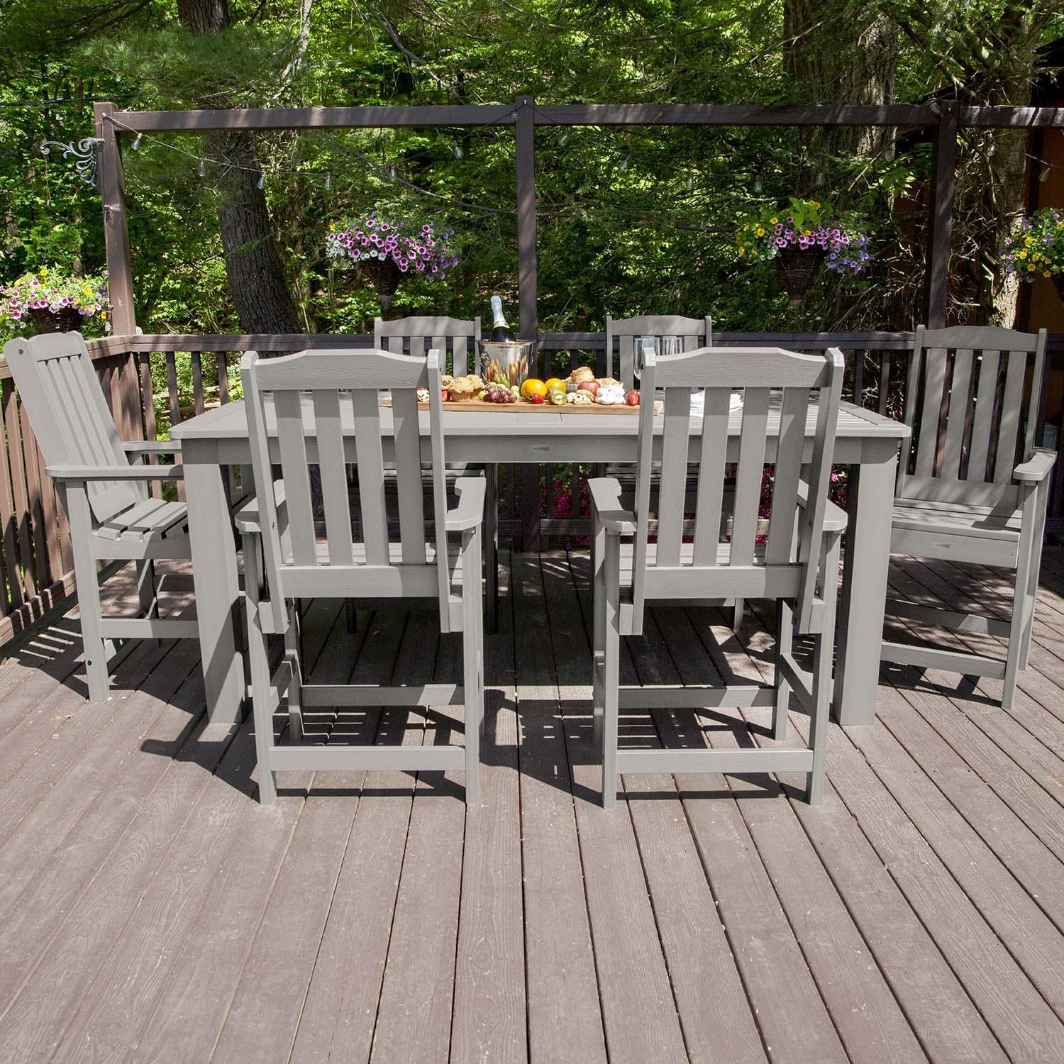 Hart Lane 7 Pc Recycled Plastic Counter Height Dining Set in
