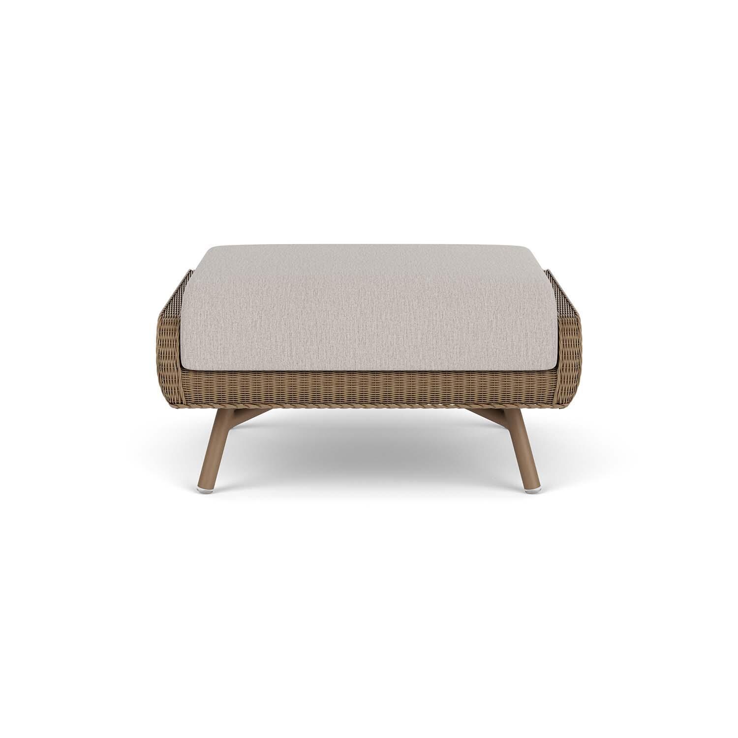 Lloyd Flanders Essence Ottoman W/Remy Cloud Fabric - Fawn Finish thumbnail