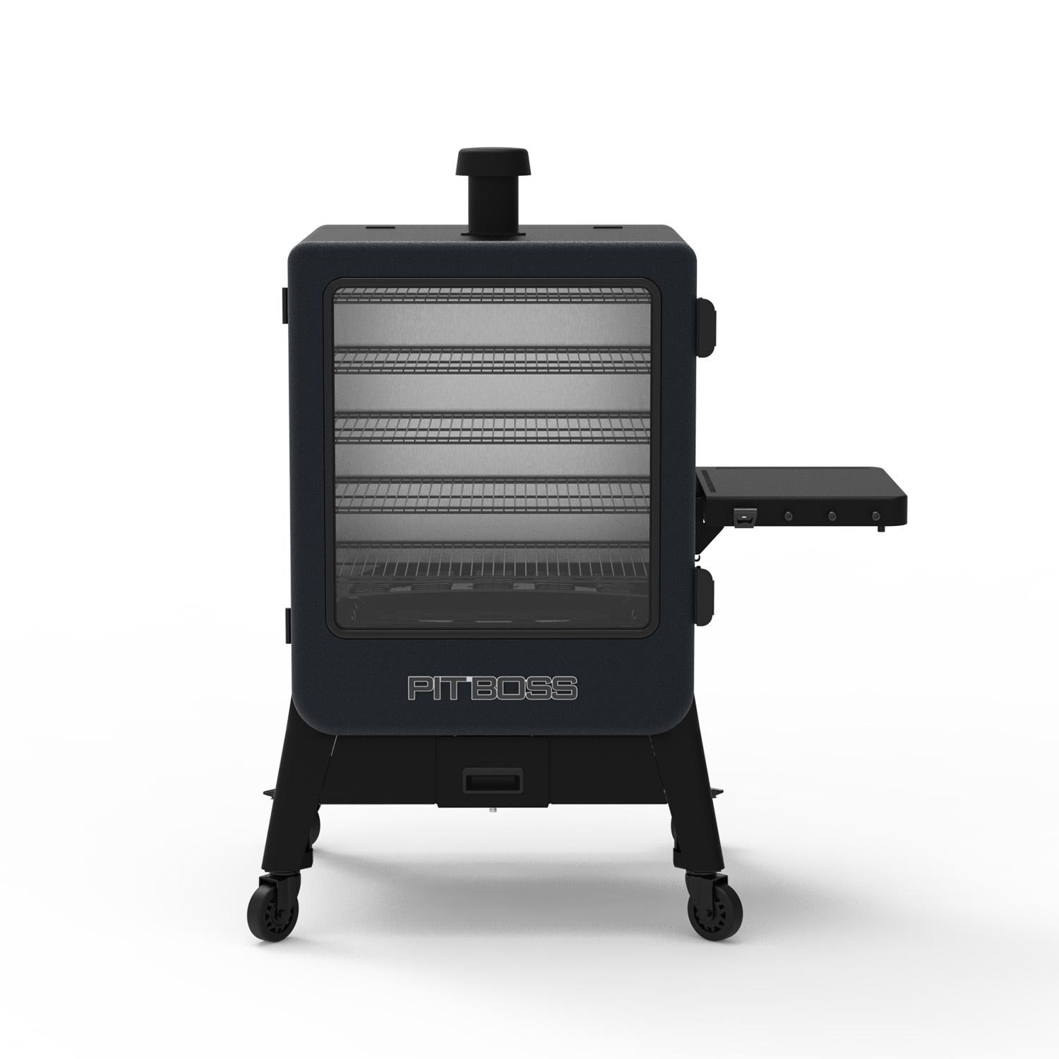 Pit Boss 11115 Navigator 6-Series Vertical Pellet Smoker - Front - White Background thumbnail