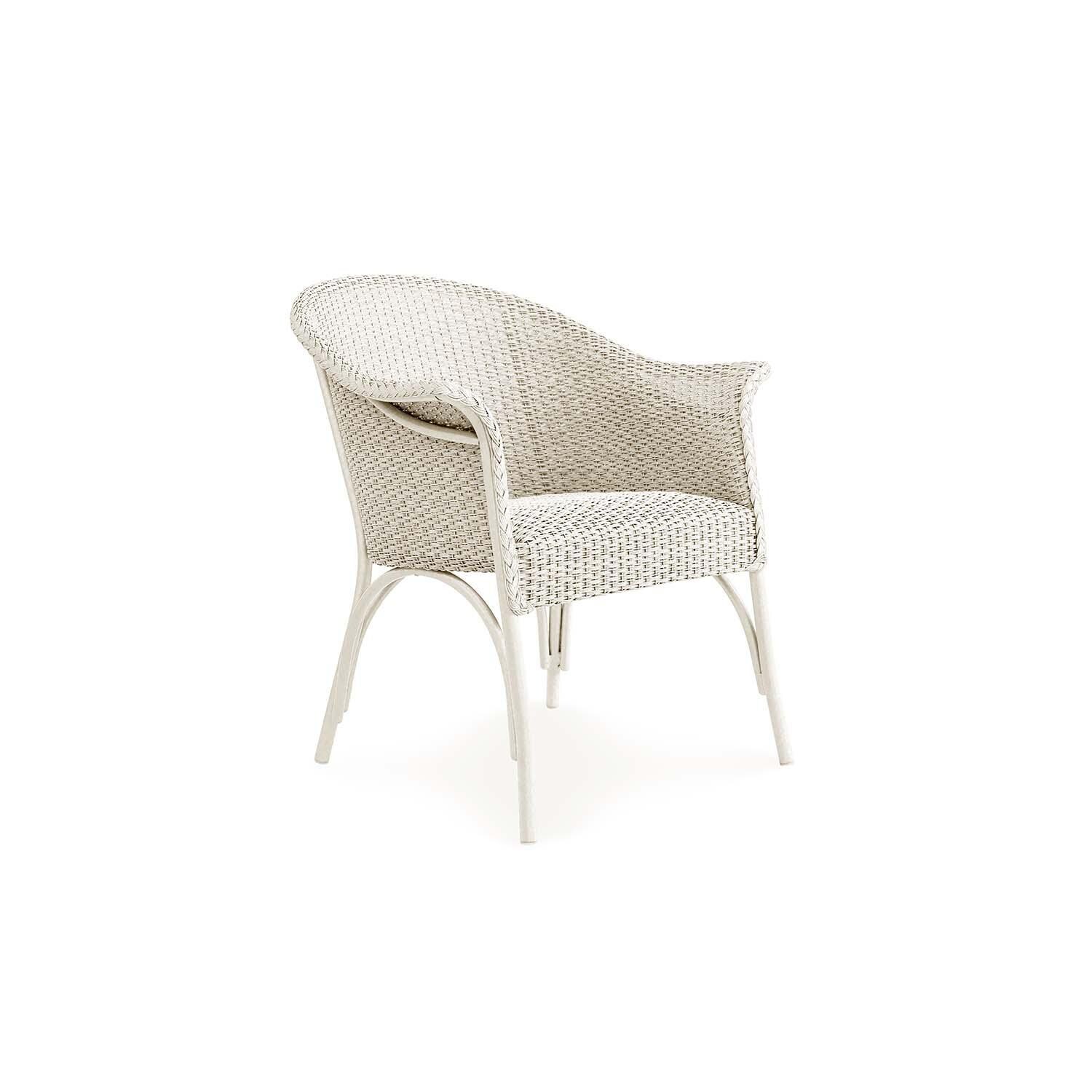 Lakeview Timeless View 4 Pc Wicker Seating Set W/Loveseat & Club Chairs in Ivory - Chair Left Side thumbnail