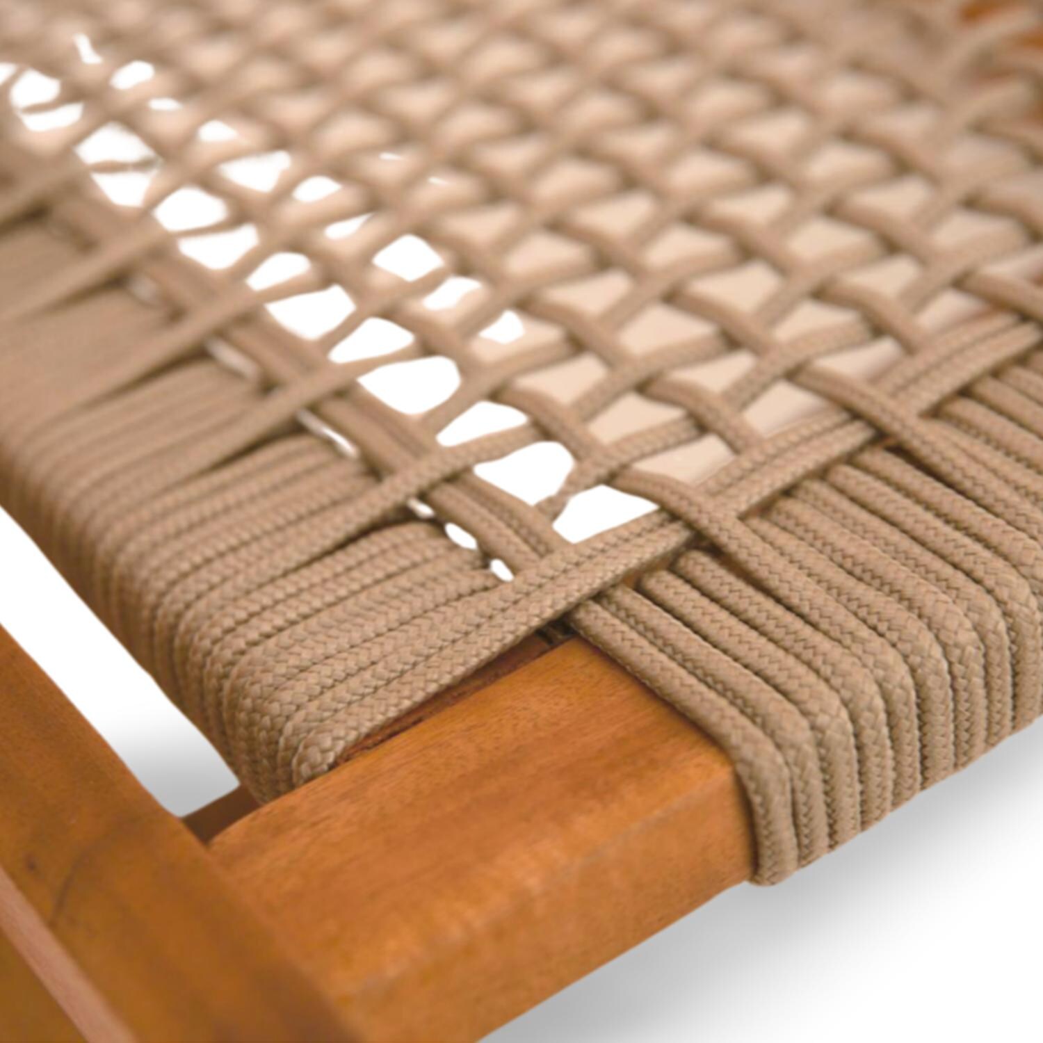 Crewview Outdoor Rocking Chair with Beverage Holder by Ultimate Patio - Detail thumbnail