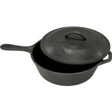 Bayou Classic Skillets 3 Quart Covered Cast Iron Skillet image