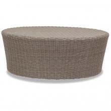 Coronado 48 Inch Wicker Patio Round Coffee Table By Sunset West image