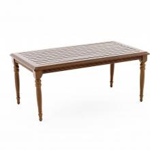 Arabella Aluminum 44 1/2 X 24 Inch Rectangular Patio Coffee Table By Lakeview Outdoor Designs image