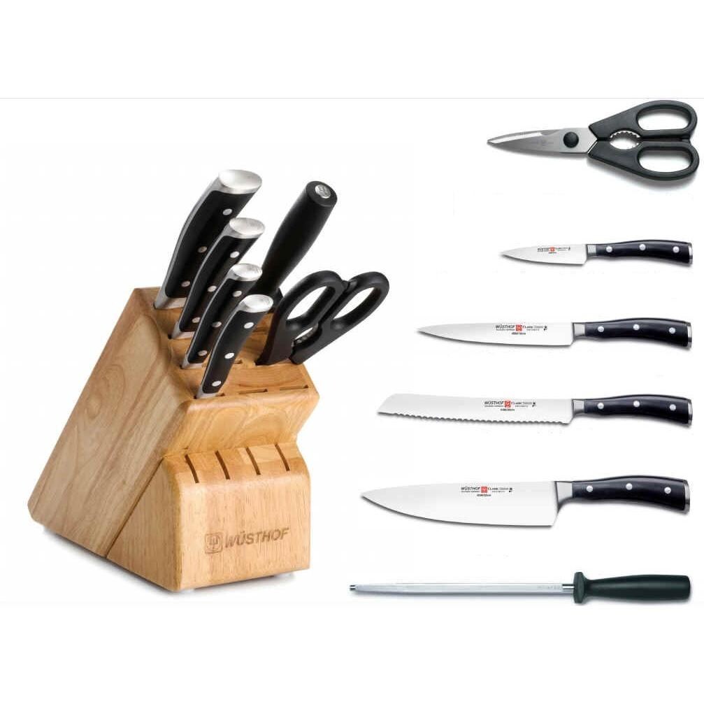 Wusthof Classic Ikon 7-Piece Knife Block Set - Components thumbnail