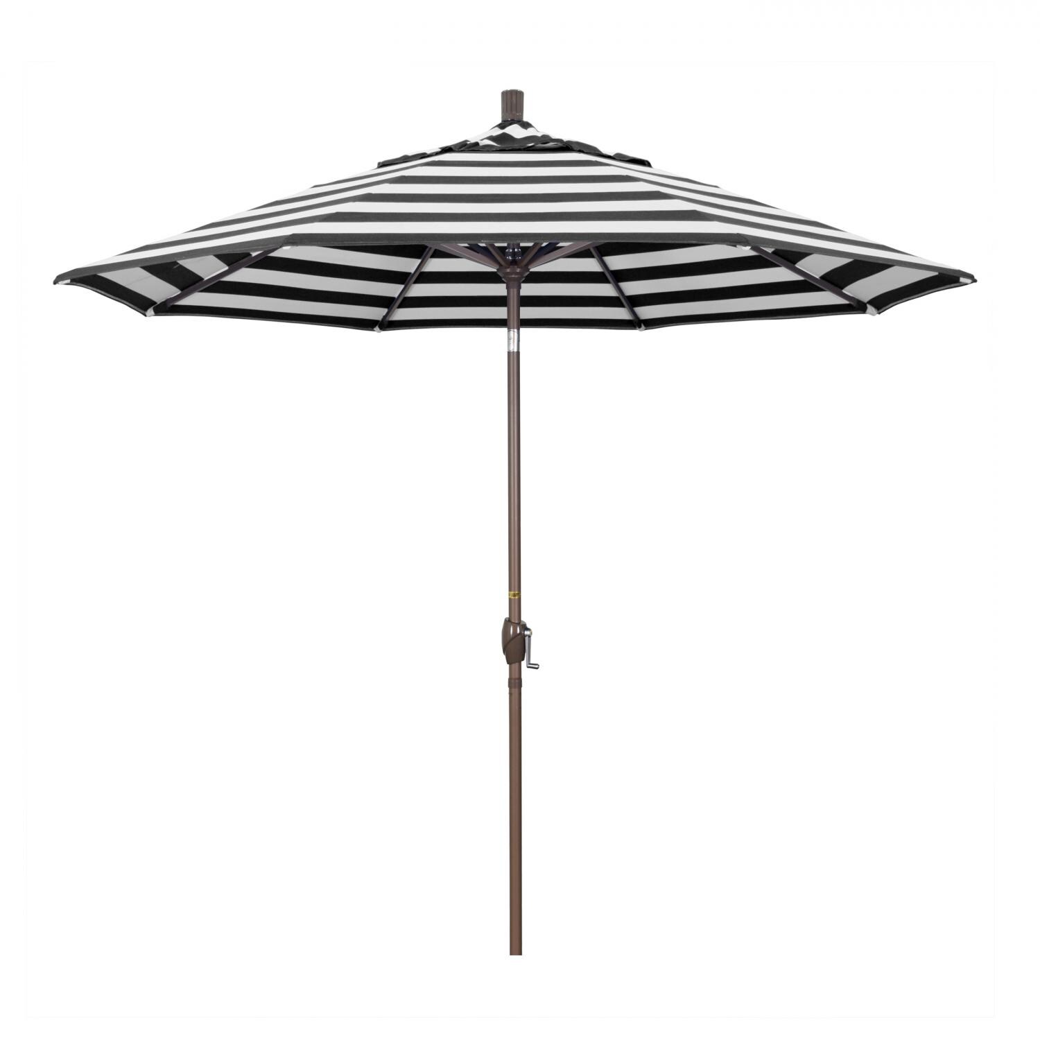 California Umbrella Pacific Trail Series 9 Ft Octagonal Aluminum Push Button Tilt Patio Umbrella W/ Crank Lift California Umbrella Pacific Trail Series 9 Ft Octagonal Aluminum Push Button Tilt Patio Umbrella W/ Crank Lift