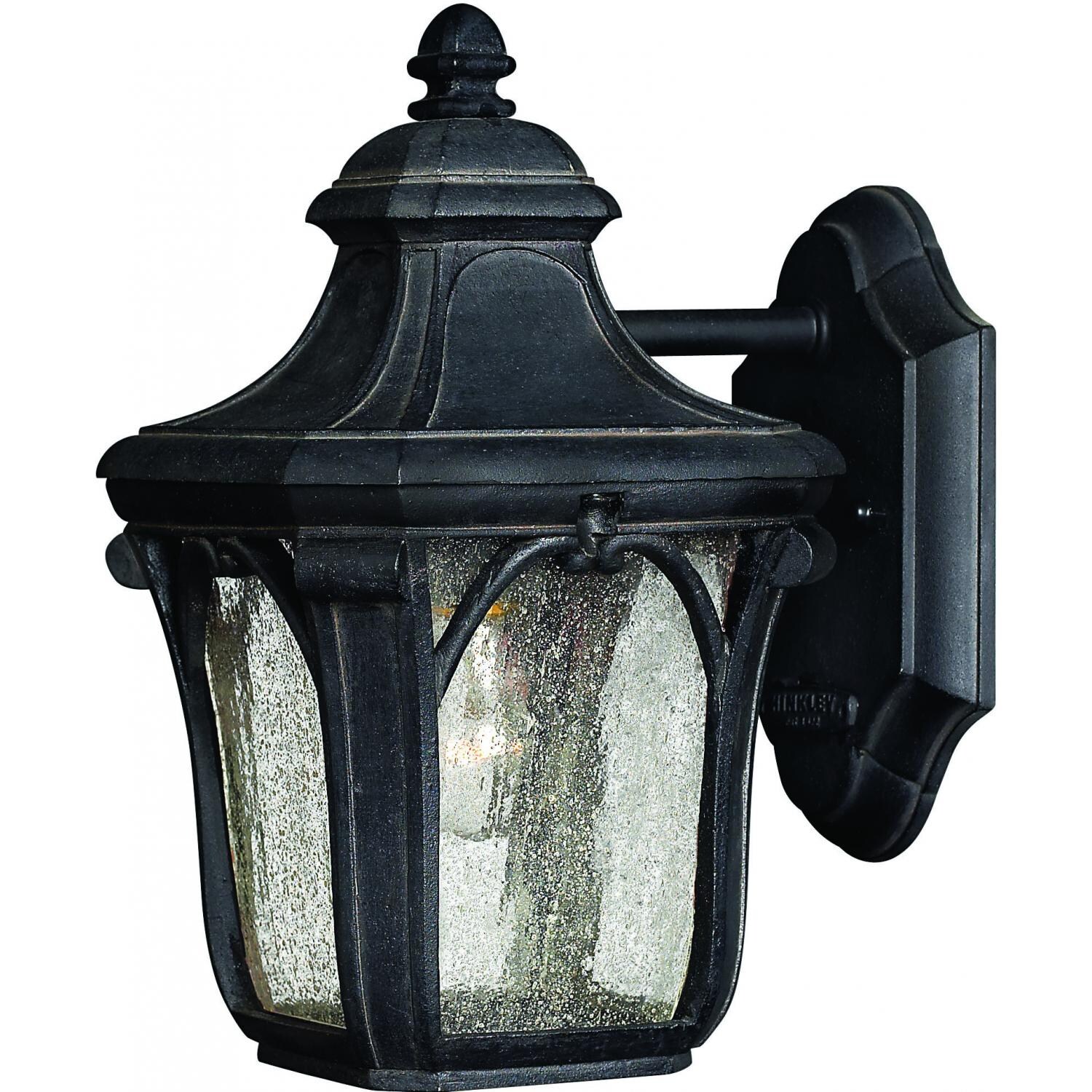 Hinkley Lighting Trafalgar One Light 10-Inch Outdoor Wall Light - Museum Black - 1316MB