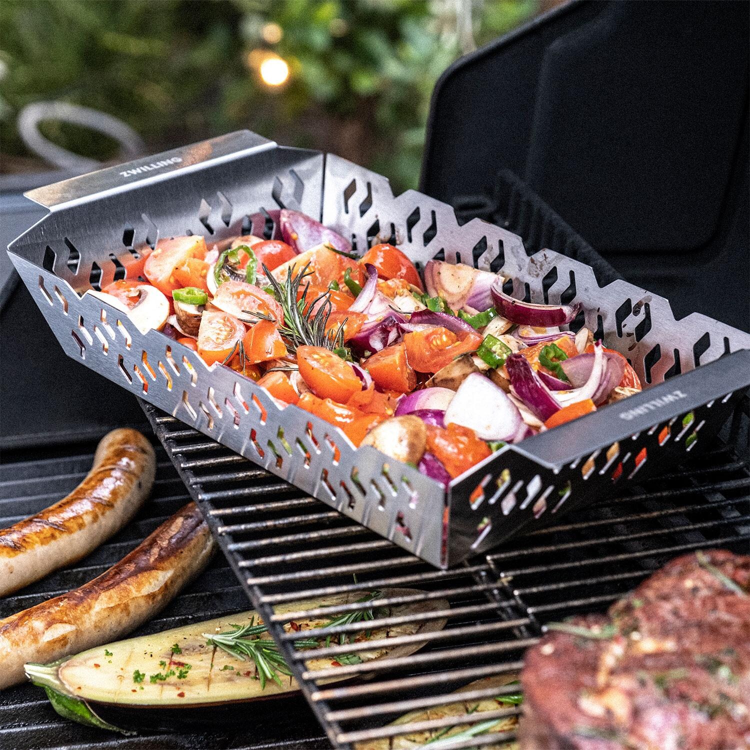 Zwilling J.A. Henckels BBQ+ Stainless Steel Grill Basket - Medium - 1026136