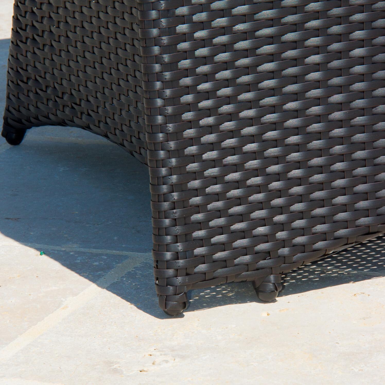 Providence Resin Wicker Patio Club Chair EVN-217-A - Foot Close Up Detail thumbnail