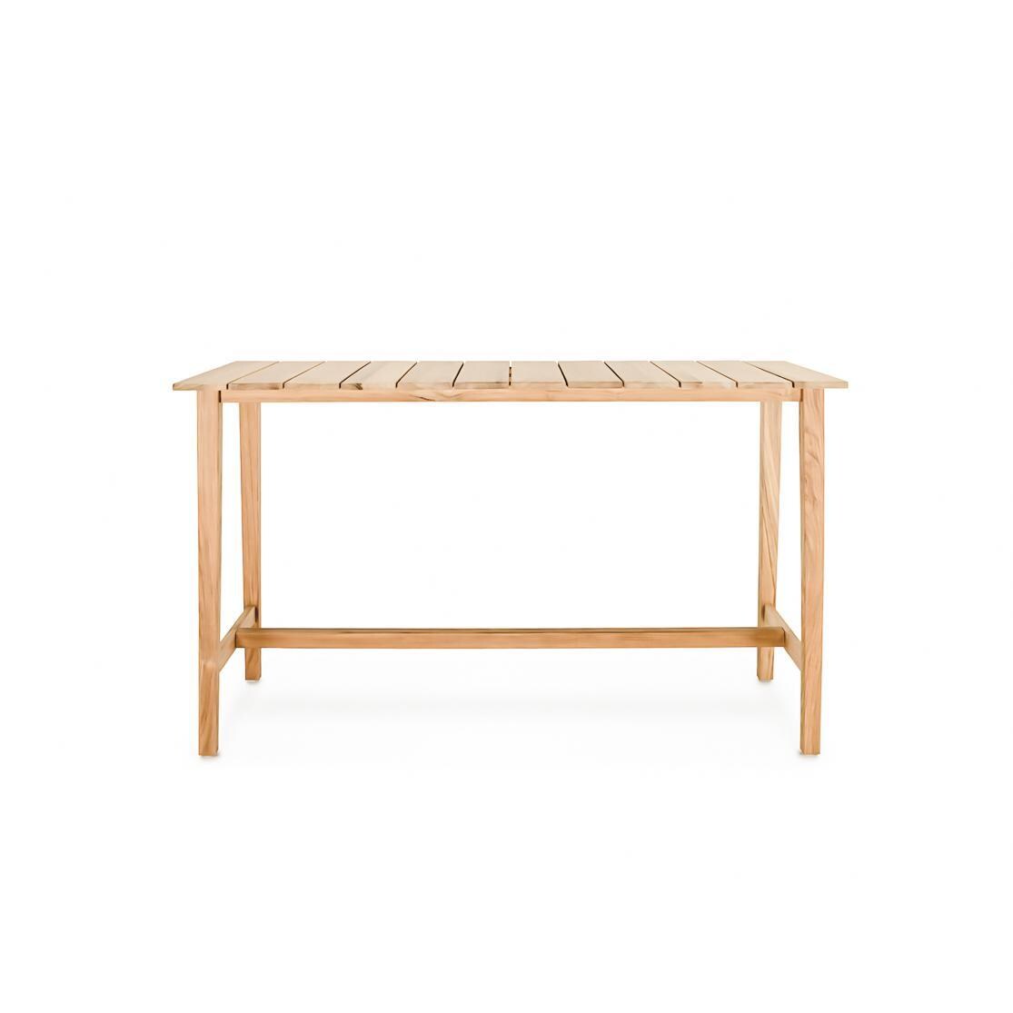 Teak + Table Friday Stool / Capri Bar 7-Piece - Table Only - White Background thumbnail