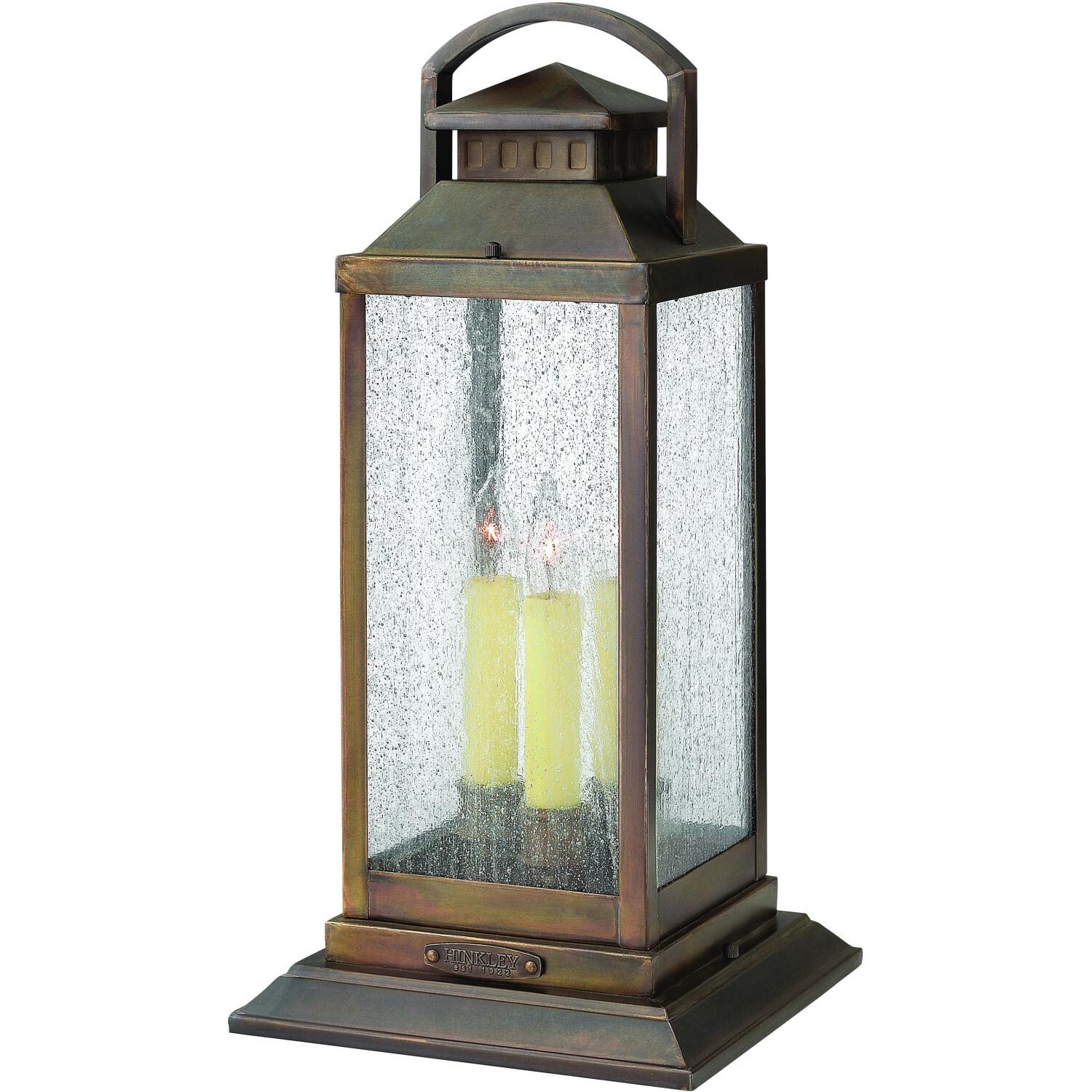 Hinkley Lighting Revere 1187SN 60W Three Light Outdoor Pier Mount Light - Sienna thumbnail