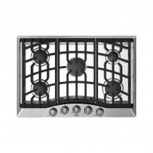 Viking 36-Inch 5-Burner Natural Gas Cooktop - Stainless Steel - RVGC33615BSS image