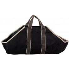 Dagan Industries Black And Tan Canvas Tote Log Carrier image