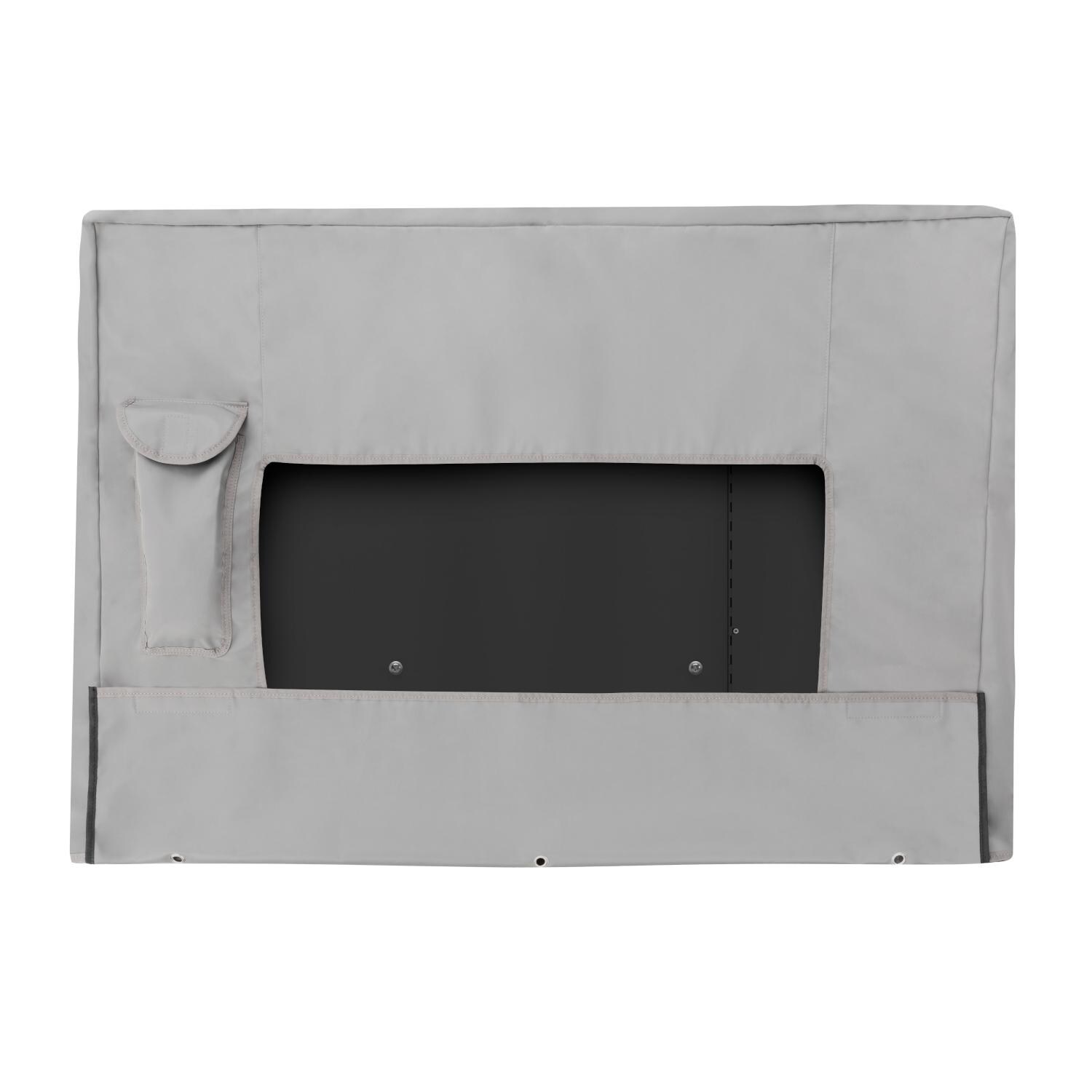 SunBriteTV SB-DC-75-GRY 75-Inch Universal Outdoor TV Dust Cover - Fully Wraps Around Back of TV