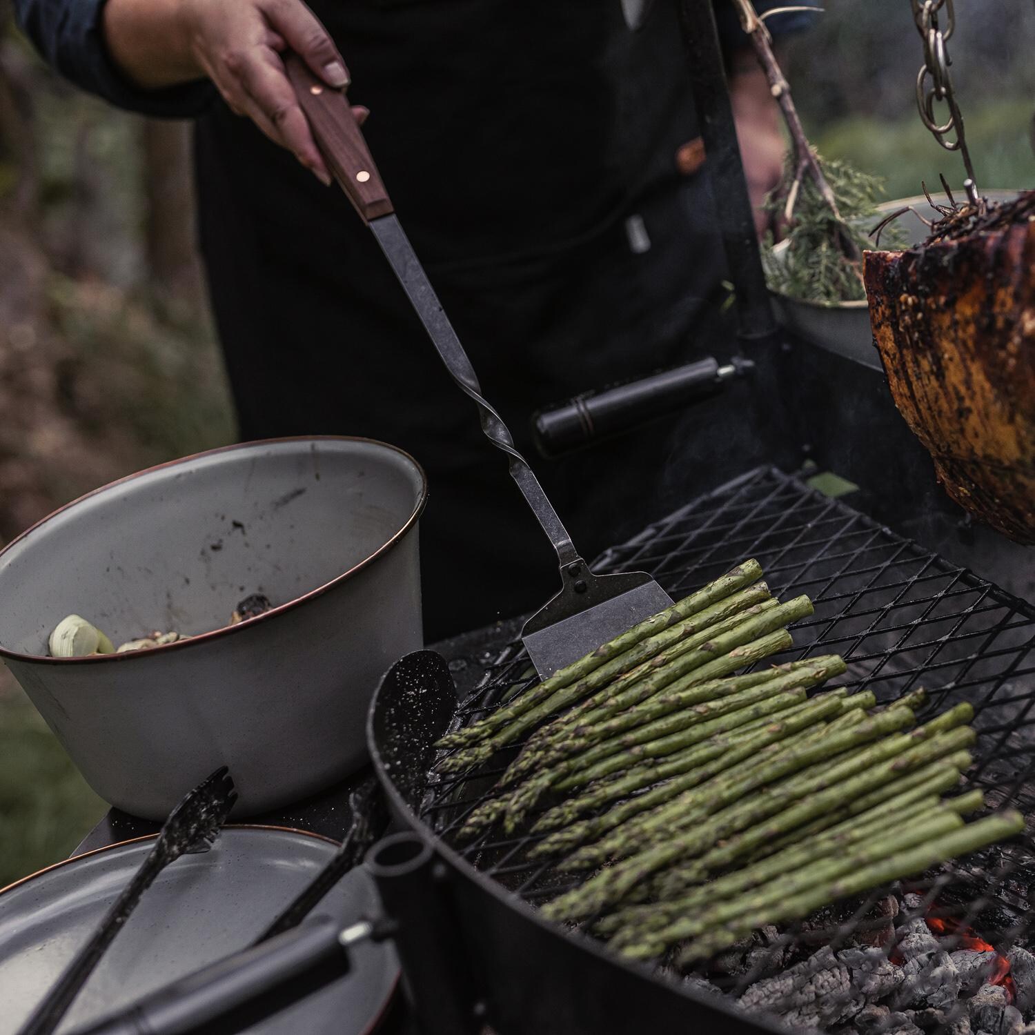 Barebones Living CKW-463 Cowboy Grill Spatula - Lifestyle thumbnail