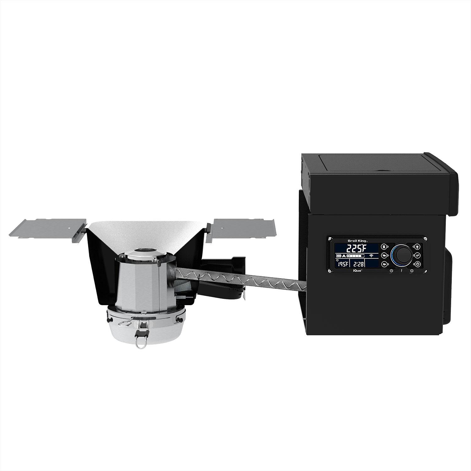 Broil King 674001 Baron 4 Burner Pellet Module Conversion Kit - Black - Angled - White Background thumbnail