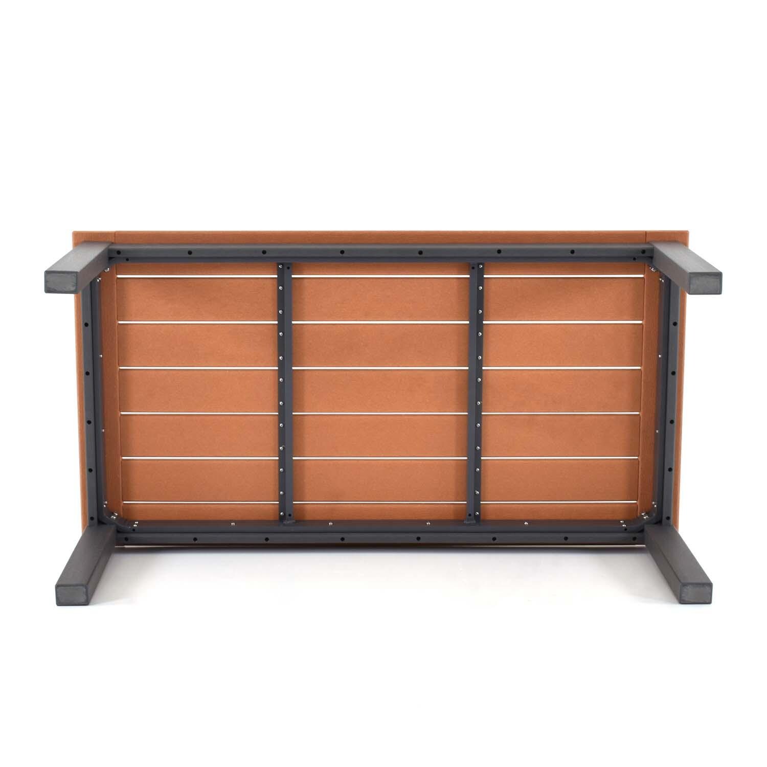 Sabine Landing 5 Pc Set Polyresin Seating Set By Lakeview Outdoor Designs - Table Bottom View - Detail thumbnail